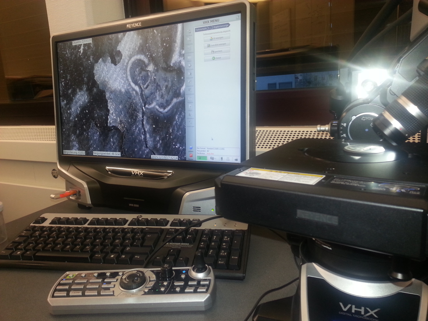 3D digital microscope Keyence VHX-5000